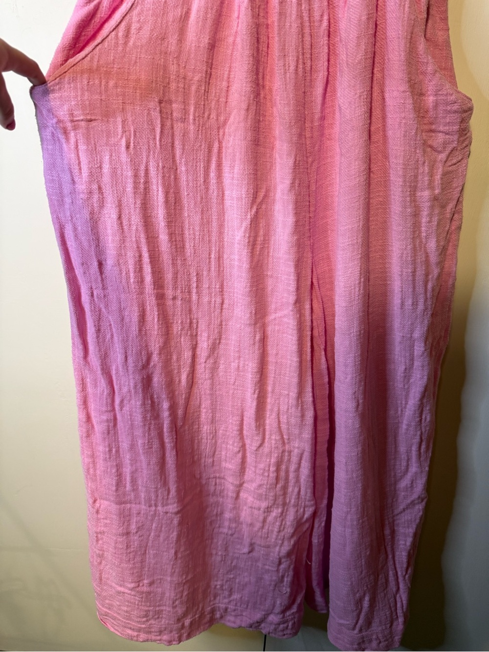 Free People Sun Drenched Overalls in Sugar Magnolia Pink Size XS Bohemian - Picture 5 of 12